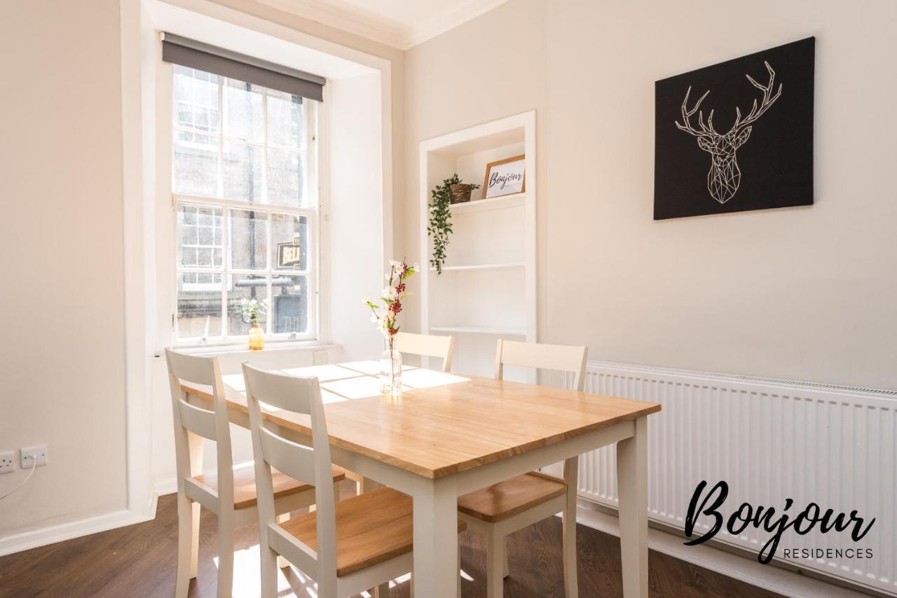 Bright New Town 2Br-1Ba, 1 Min To George St By Bonjour Residences Edinburgh Eksteriør billede